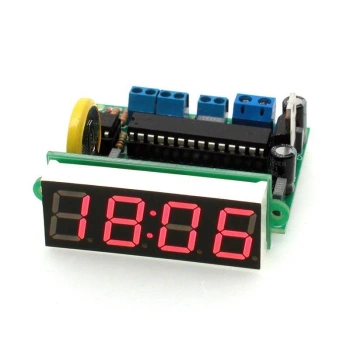 Prosty zegar LED, czerwony wyświetlacz - KIT AVT 3132