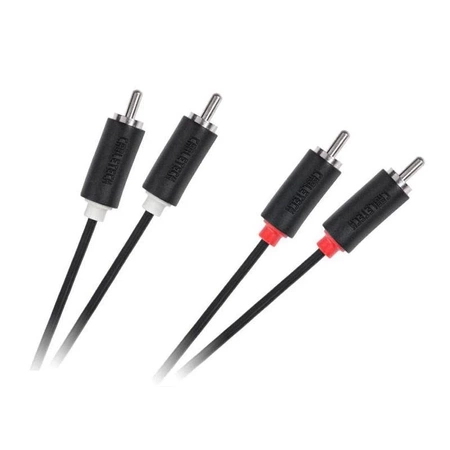 Kabel RCA 2x wtyk - 2x wtyk, 1m