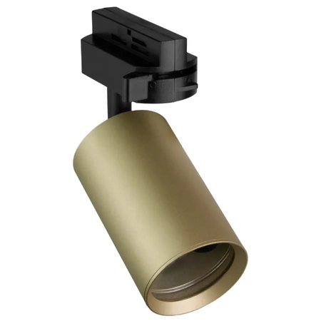Obudowa reflektora szynowego, oprawa GU10 do systemu X-LINE, złoty