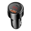 Zasilacz USB, ładowarka samochodowa USB + USB-C Baseus Magic Series PPS QC 3.0 45W 6A czerwony