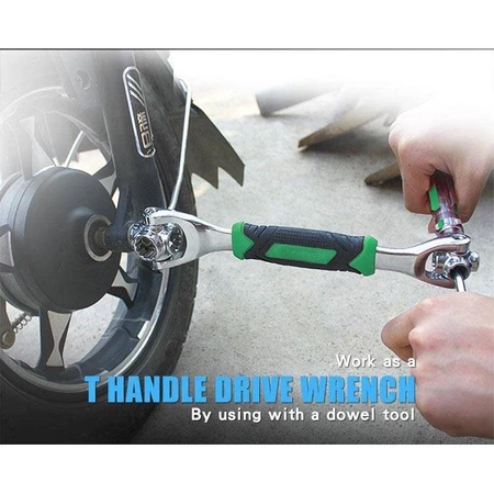 Klucz nasadowy wielofunkcyjny HW-318 Proskit 8-19mm, 5/16''-3/4''