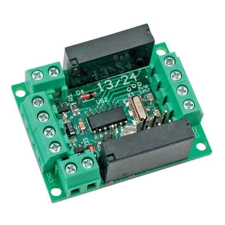 Miniaturowy moduł 2 przekaźników RS485 - zlutowany KIT AVT 1745