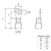 Końcówka oczkowa izolowana M10 4-6mm² - końcówka kablowa SGE