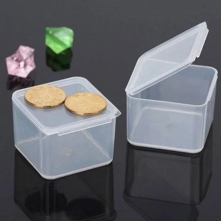 Organizer 3.7x3.7x2.5cm, zamykany pojemniczek OR211