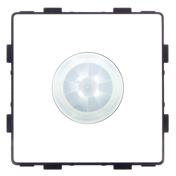 Czujnik ruchu PIR 200W (60W LED) biały podtynkowy (moduł bez ramki) - TAWOIA Glass