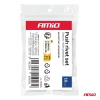 Nity plastikowe rozporowe do samochodu, trzon 6 × 13 mm, kołnierz 19 mm, czarne, 10 szt. - AMiO 05026