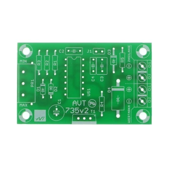 Regulator mocy PWM DC 6–25V do silnika i żarówki - PCB do projektu AVT 735