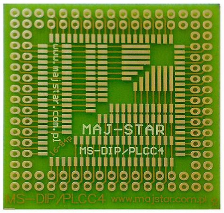 Płytka drukowana MS-DIP/PLCC4