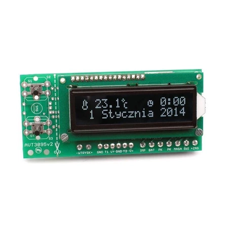 Komputer samochodowy z wyświetlaczem LCD białe znaki - KIT AVT 3095/1