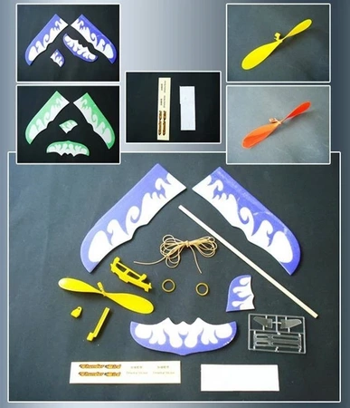 Samolot z napędem gumowym Thunder Bird 50cm