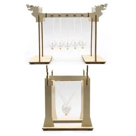 Wahadło Newtona 5 kulek - DIY - Drewniana Zabawka Edukacyjna