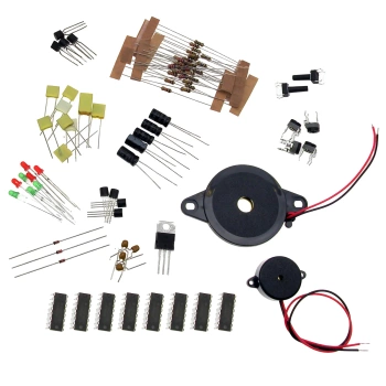 Zestaw elementów do nauki elektroniki. Kurs dla początkujących - Lekcja nr 5 - 13 ćwiczeń - EDW A05