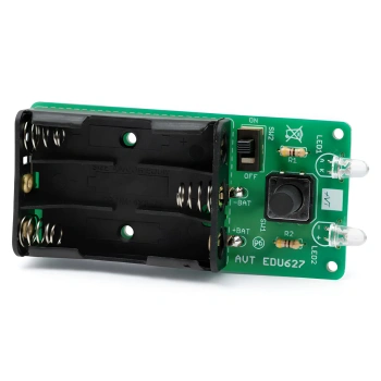 Latarka LED na baterie. Zestaw DIY do nauki lutowania AVT EDU627