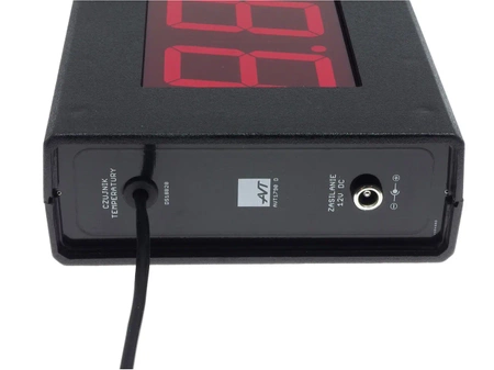 Termometr XXL (czerwony wyświetlacz) - zlutowany KIT AVT 1790 w obudowie