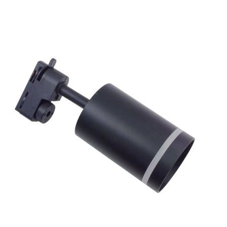 Reflektor szynowy z gniazdem GU10, model RING 70mm czarny