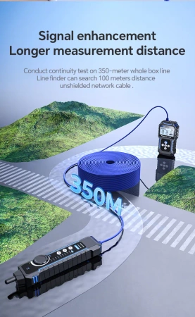 Profesjonalny tester kabli sieciowych, Tester LAN Noyafa NF-8209 PRO