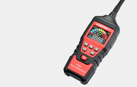 Detektor wycieku gazów z alarmem Habotest HT601B + pomiar temperatury