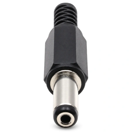 Wtyk zasilający DC 2,1/5,5/14 mm prosty, na kabel, Vitalco