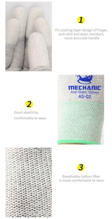 Rękawiczki antystatyczne - rozmiar L - Mechanic AS02