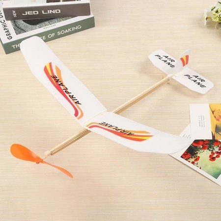 Model gumówki Sky Touch 470mm - samolot z napędem gumowym dla dzieci