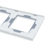 Ramka szklana grafitowa 2-modułowa Tawoia Glass