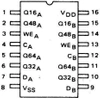 Rejestr przesuwny 4517 - 2x64 bity - 2 kanały - 3÷15V - DIP16