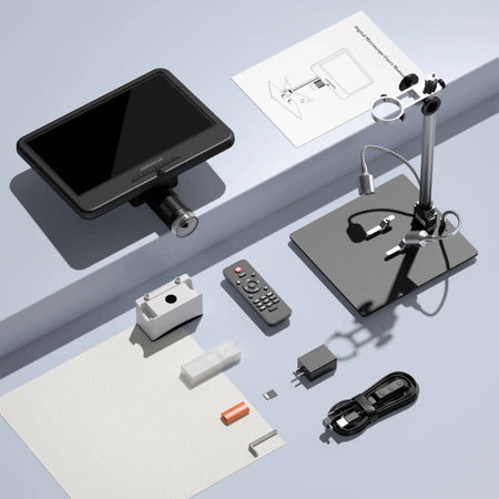 Mikroskop cyfrowy z wyświetlaczem IPS 10.1 cala, AD210 ANDONSTAR