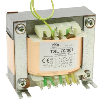 Transformator sieciowy lampowy TSL 70/001, 250 V + 6,3 V, Indel