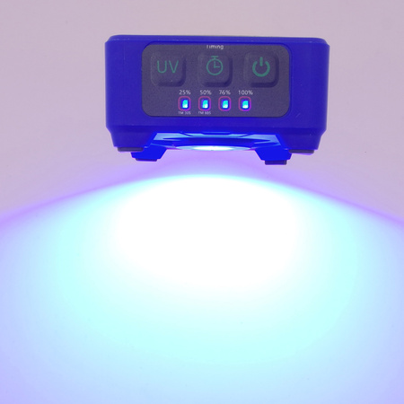 Lampa UV CUV-3, z wentylatorem, akumulator 800 mAh, USB-C, Mechanic