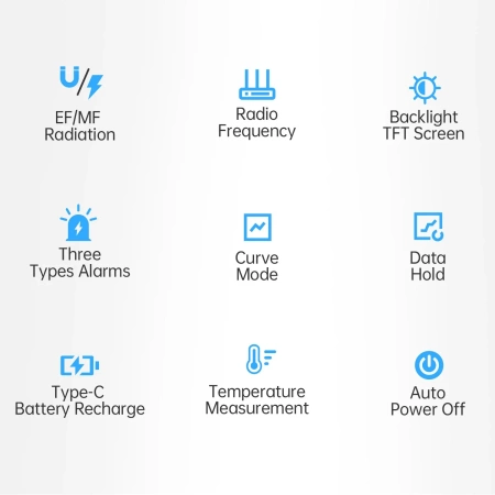 Detektor pola elektromagnetycznego 4w1 FNIRSI ERD-10