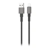 Kabel USB-A - Lightning, 3 A, 1,2 m, czarny, Miccell, VQ-D34