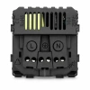 Gniazdko elektryczne z uziemieniem z USB A+C 20W czarne podtynkowe (moduł bez ramki) - TAWOIA GLASS