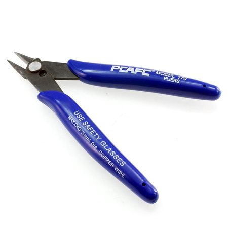 Cążki boczne do przewodów Cu 1mm, precyzyjne, PCAFC 170 (PLATO)