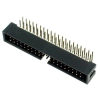 Wtyk IDC 40-stykowy kątowy do montażu na PCB, raster 2,54 mm ze złoconymi stykami, Z-WS40W