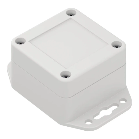 Obudowa hermetyczna z uchem ZP60.60.40 jasnoszara ABS