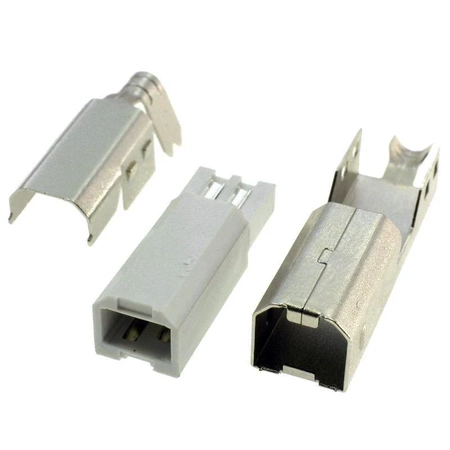 Wtyk USB B, do montażu na przewodzie