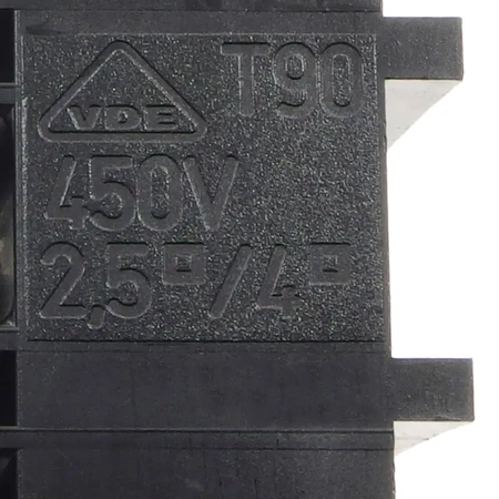 Listwa montażowa na konektory 6,3 x 0,8mm 58.886.033, 8 rzędów WECO