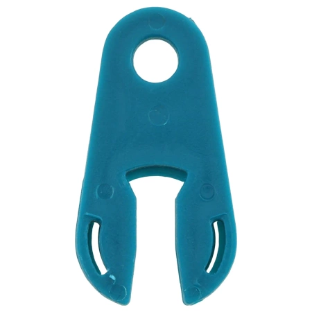 Uchwyt do pastylek ibutton DS1990 turkusowy, konstrukcja półotwarta