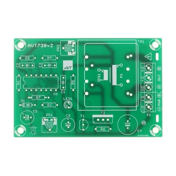 Impulsowy generator wysokiego napięcia do eksperymentów - PCB do projektu AVT 738