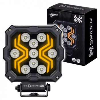 Lampa robocza LED samochodowa, X-SPIDER 2, 18W, 12V/24V, IP67, L0195