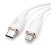 Kabel USB-C - Lightning, 30 W, 1,5 m, biały, Miccell, MIC-003745