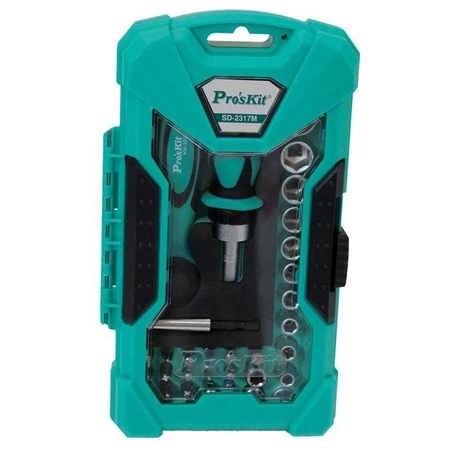 Zestaw bitów 38szt z grzechotką, Proskit SD-2317M