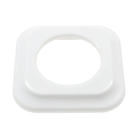 Włącznik żaluzjowy ceramiczny, kwadratowy z ramką, podtynkowy biały Ceramic Loft