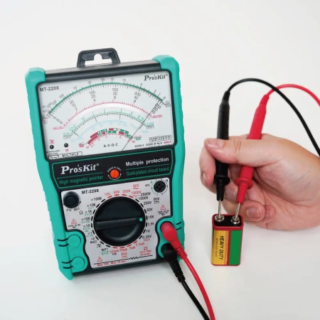 Miernik analogowy uniwersalny, pomiar napięcia do 2500V, MT-2208 Proskit