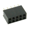 Gniazdo dwurzędowe 2x5pin, r2.54, proste