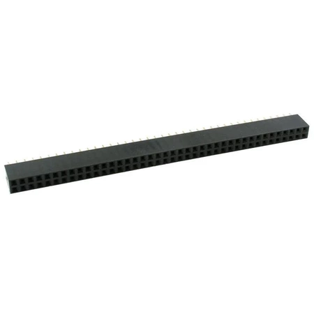 Gniazdo dwurzędowe 2x40pin, r2.54, proste