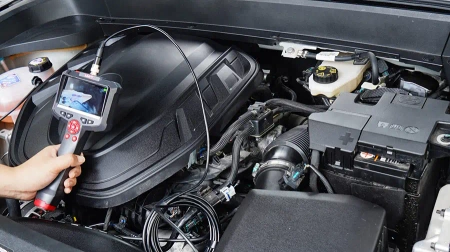 Ręczny endoskop przemysłowy z kamerą, ekranem 4.3″ i sondą IP67, Kamera inspekcyjna Uni-T UT665P