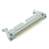 Wtyk IDC 40 styków, kątowy, do montażu na PCB, raster 2,54 mm, z zatrzaskami, Z-WS40VW