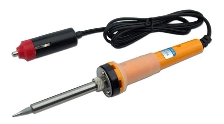 Lutownica z wtykiem do gniazda zapalniczki samochodowej 12V, moc 40W, temperatura max 300°C