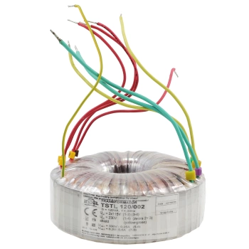 Transformator toroidalny 120VA Indel TSTL 120/002 115V/230V (330V, 6.3V) do wzmacniaczy lampowych